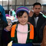 A hmong girl at Meo Vac market
